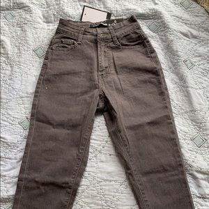 Grey fashionNova Jeans